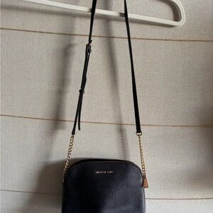 Michael Kors Black and Gold Crossbody Bag